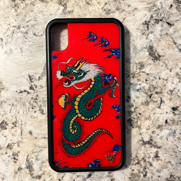 Wildflower Red Dragon iPhone XR Case - Picture 3 of 4